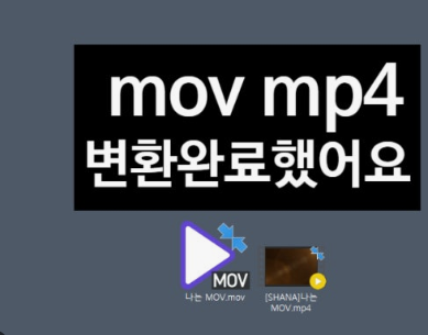 mp4 변환 방법 설명