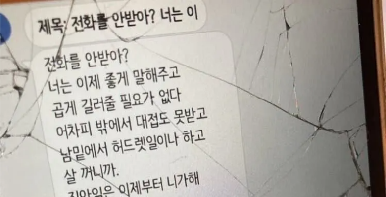  딸한테 쌍욕하면서 오빠방 다 닦으라는 엄마