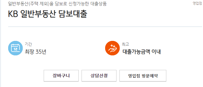 KB국민 일반부동산 담보대출