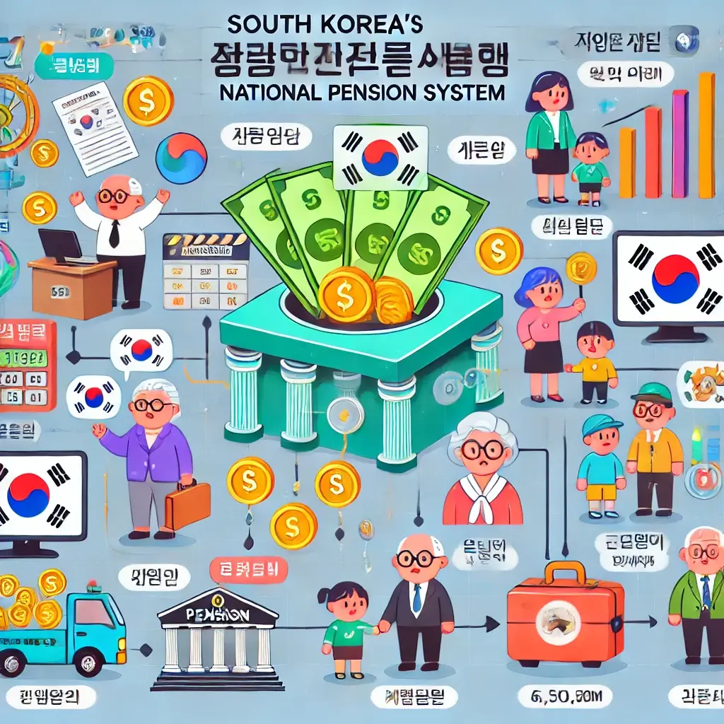 대한민국 국민연금을 표현한 사진