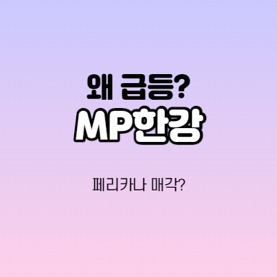  MP한강 - 어떤 기업인가요? 급등이유/기업분석