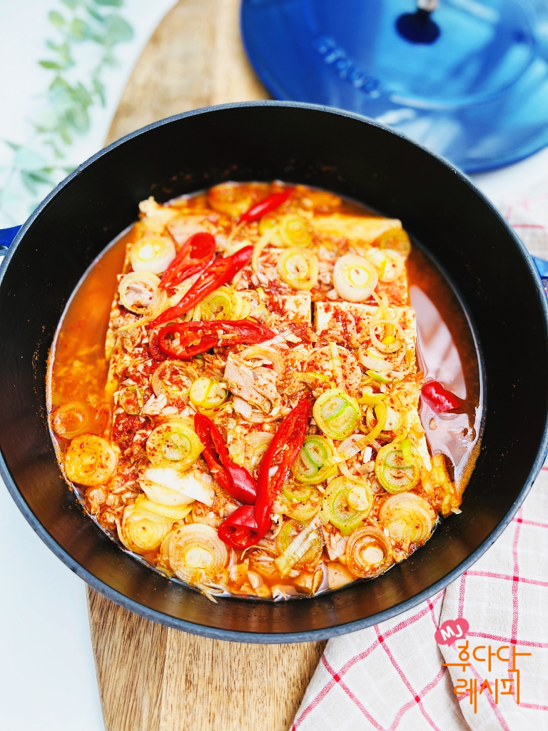 간장두부조림 레시피 캔참치 요리 백종원 두부조림 양념장 만들기 10