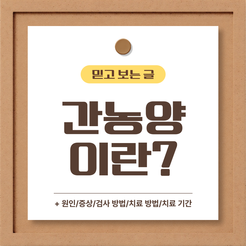  간농양 이란?