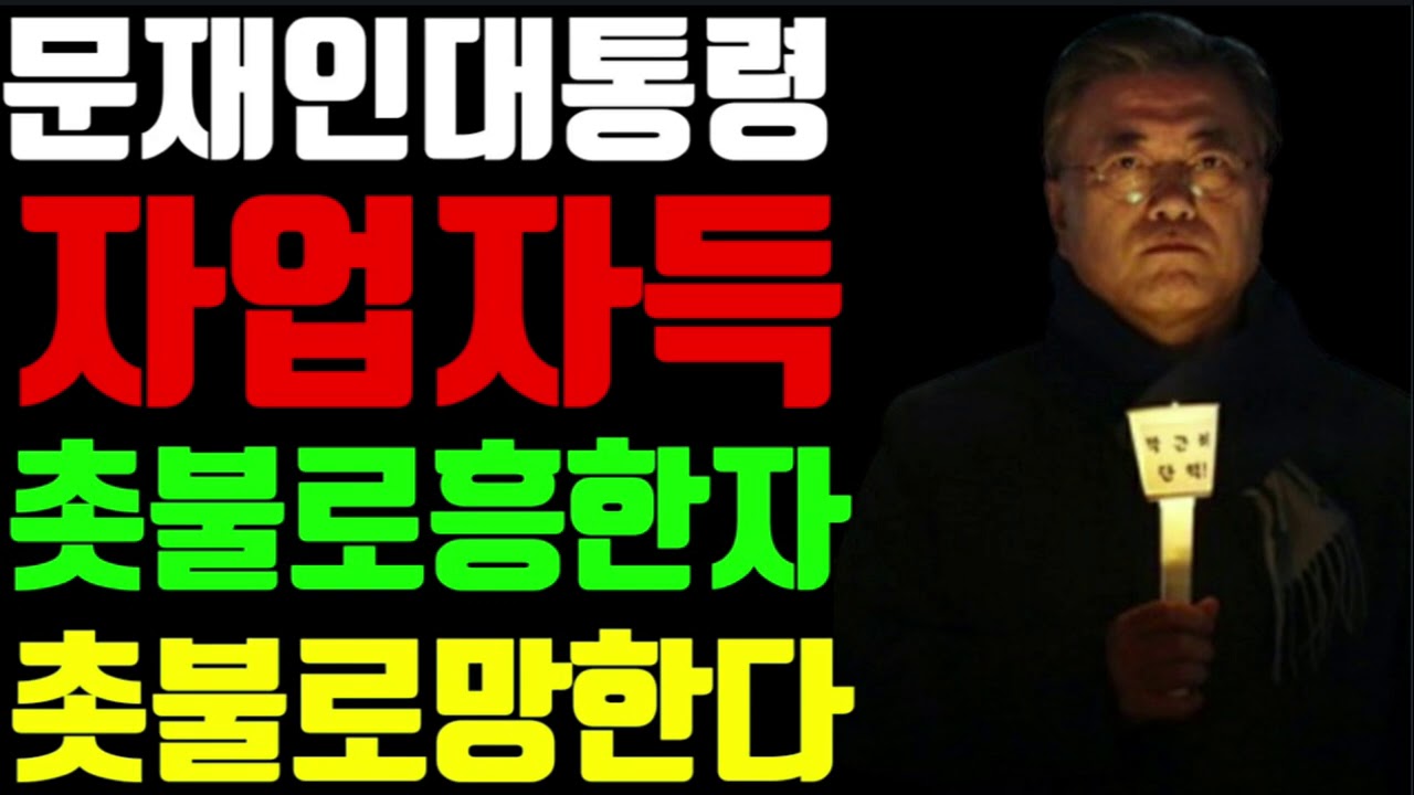  나라가 니꺼냐 촛불 집회