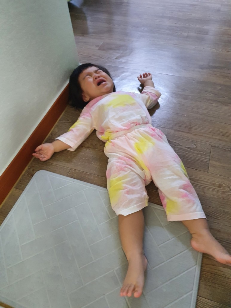 힘들었던,18개월 아기 2