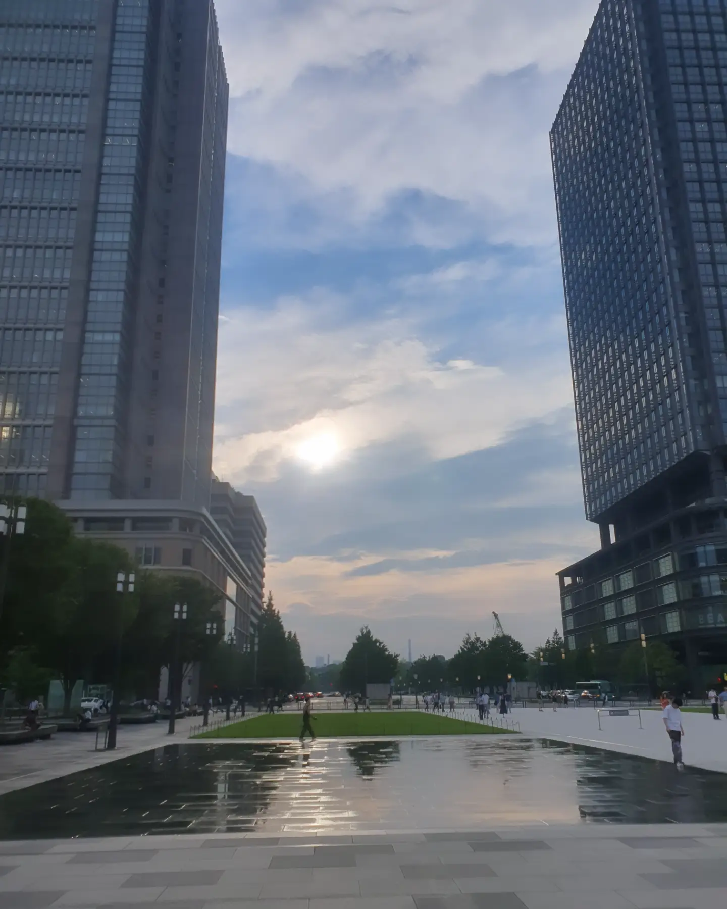 도쿄역 광장 풍경