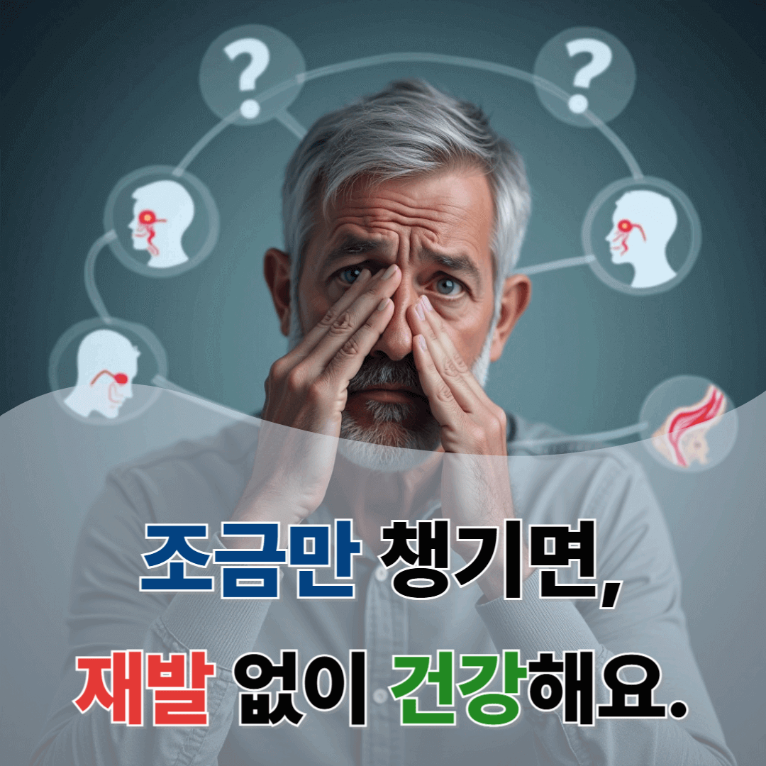 축농증, 재발은 필연일까? 치료 후 진짜 중요한 관리법
