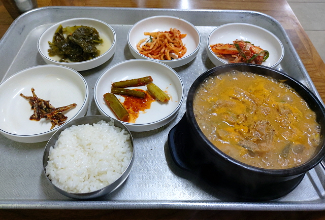 진도 국밥 한상