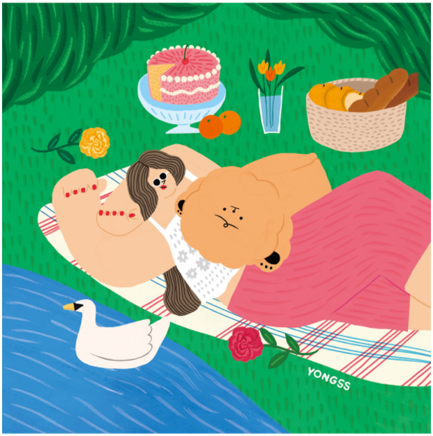 Picnic with a Swan 용쓰