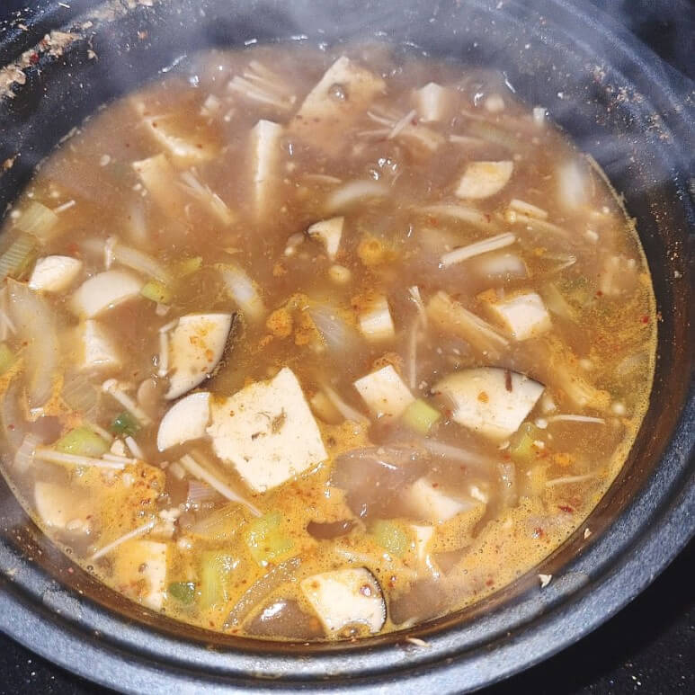 두부된장찌개 만드는 방법3