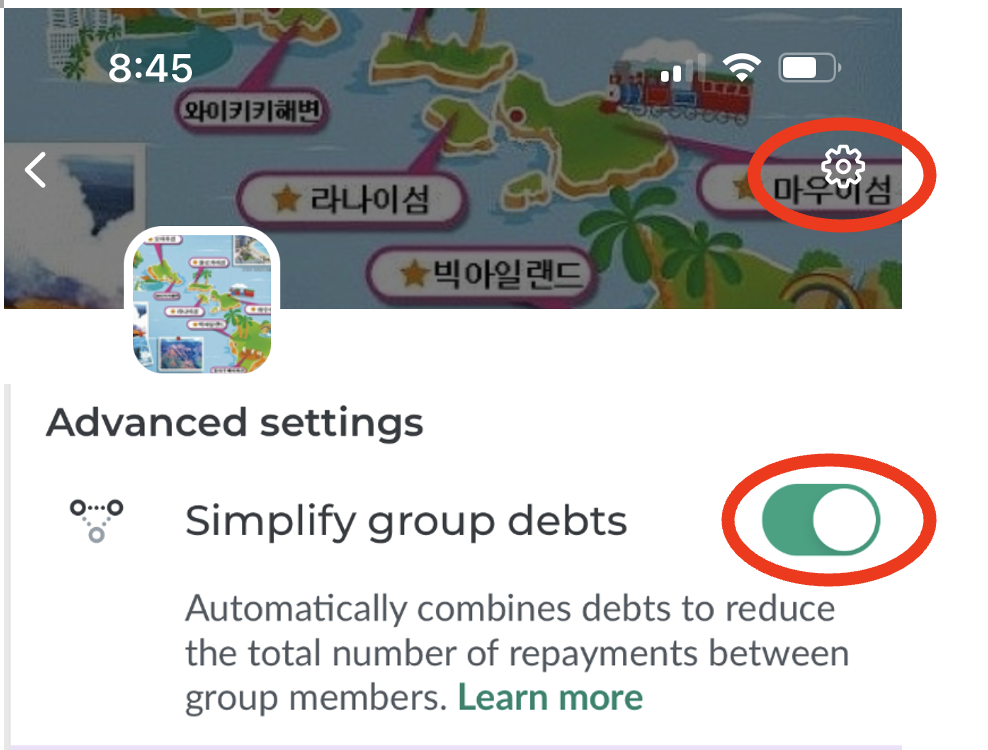 Simplify group debts