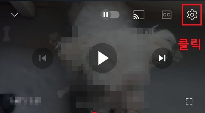 우측 상단 톱니바퀴 모양 클릭함
