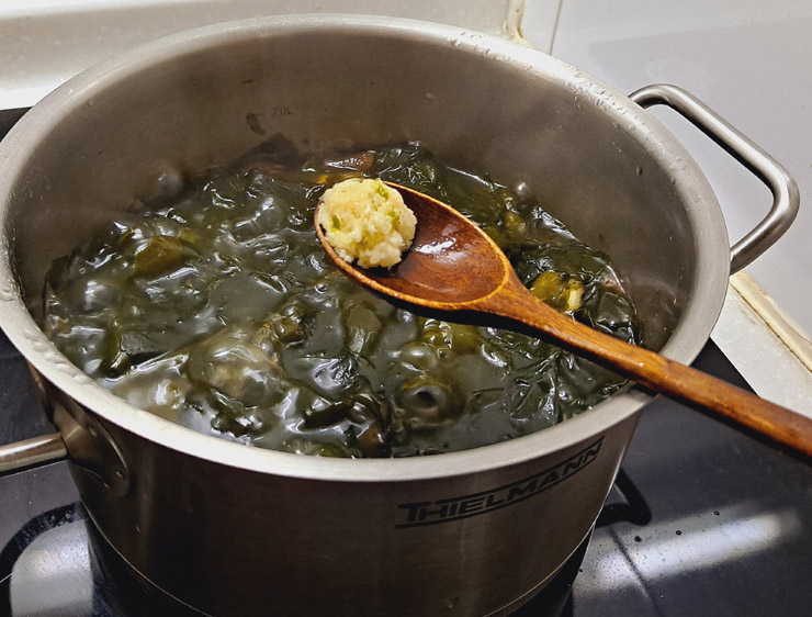 미역국 끓이는 방법 쫄깃~ 표고버섯 들깨미역국 고기없이