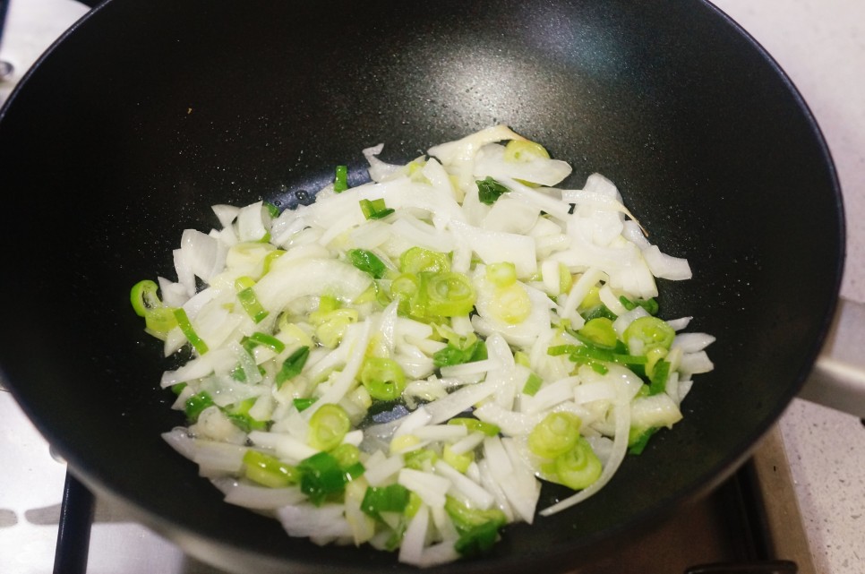 짜파게티 맛있게 만드는 법, 짜개치 조합과 상추쌈을 먹는 주말 요리 5