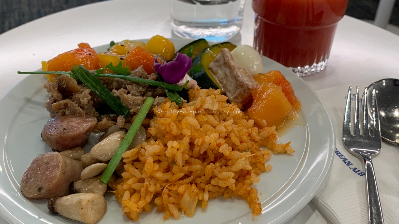 AIRPORT-INCHEON-KAL LOUNGE-MEAL