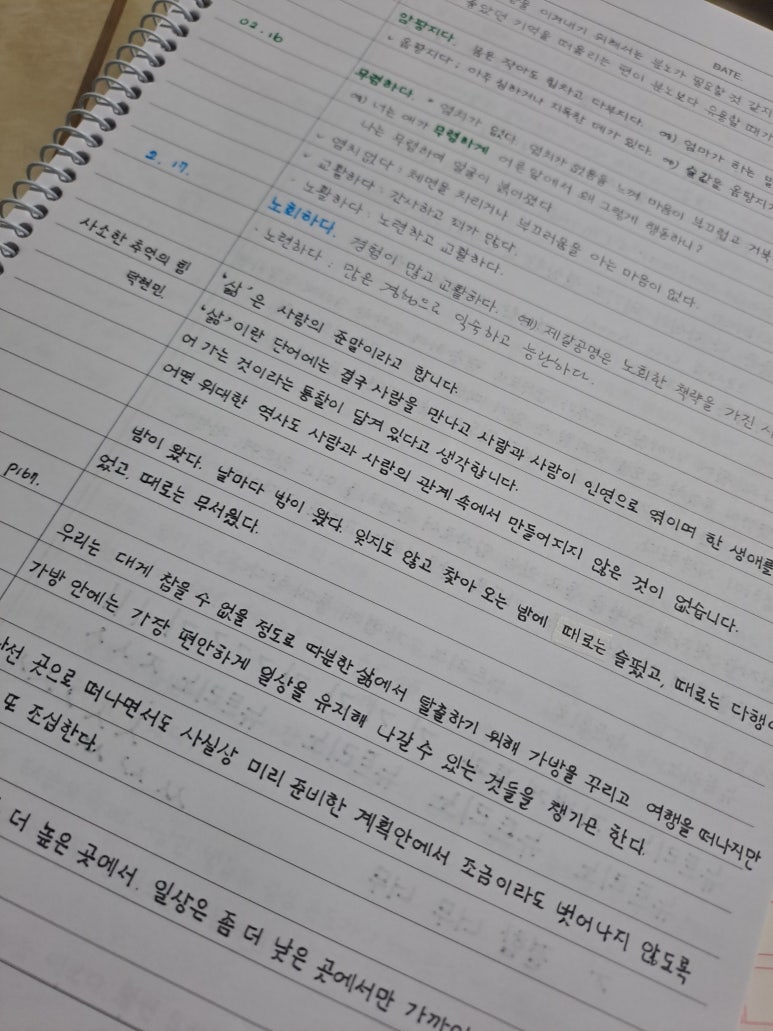 글씨 쓰기 악필교정