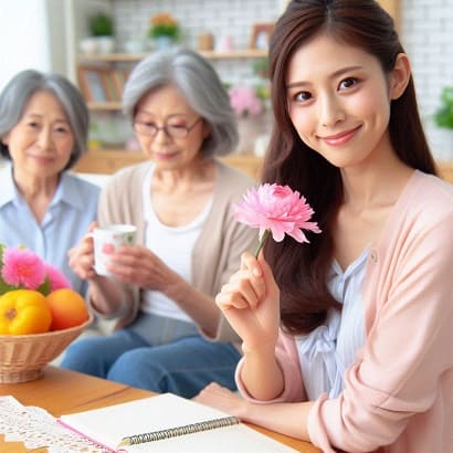 부모님과 함께 사는 여자