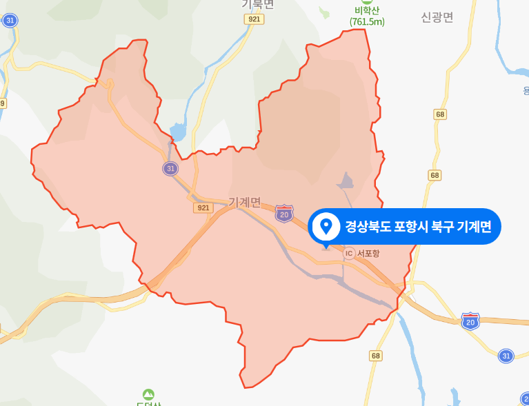  경북 포항시 북구 기계면 80대 여성 사망사건 (2021년 3월 31일)