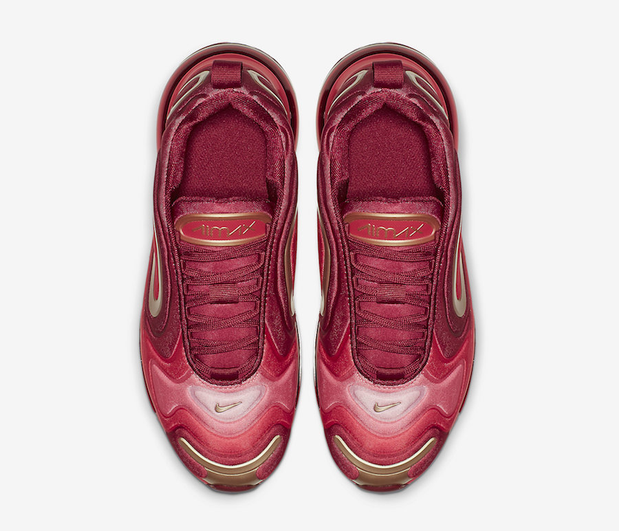 nike 720 red and gold