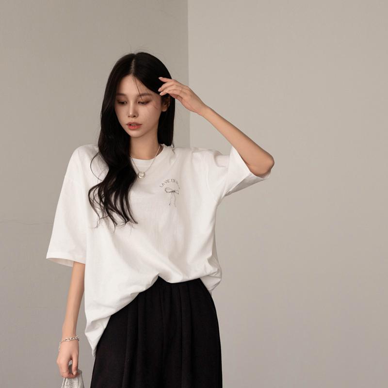 피핀 리본 박시핏 티셔츠 111174