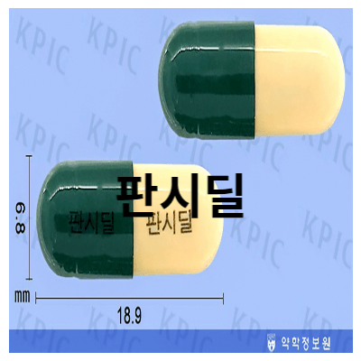 판시딜 외형 정보