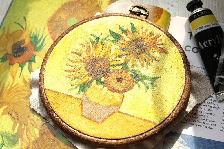 아몬드나무 별이 빛나는 밤 해바라기 인테리어 프레임 잠실 취미미술 아트 블라썸 고흐 아크릴 명화 원데이 클래스 10