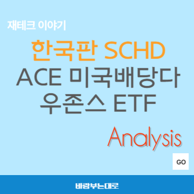 한국판 SCHD ACE 미국배당다우존스 ETF