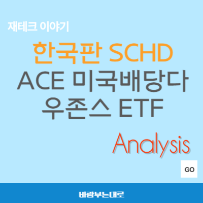  ACE 미국배당다우존스 ETF 배당금, 배당일, 수익율 분석