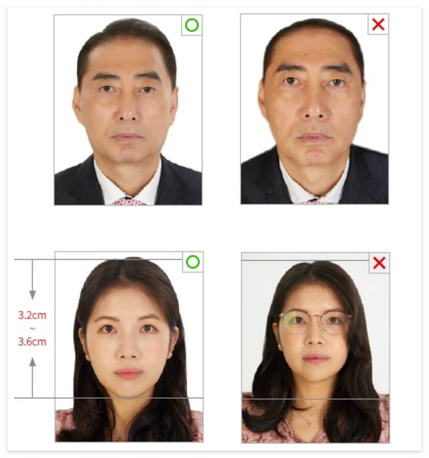 여권사진 기본사항 규정