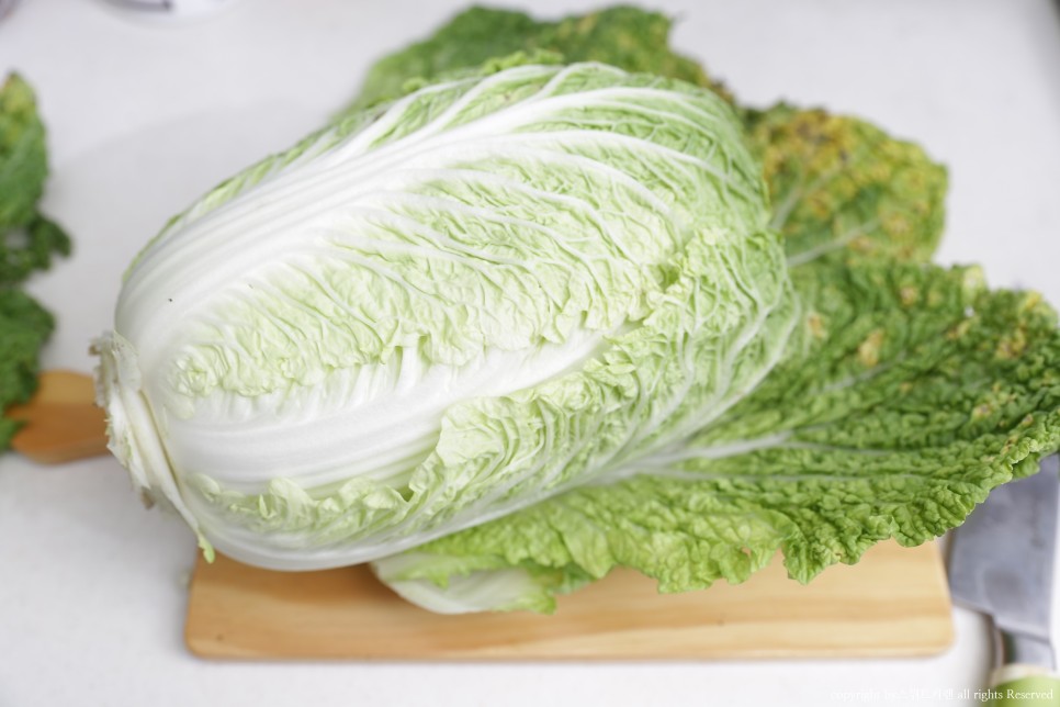 짠맛 김장봉투로 간단하게 속이 꽉 찬 배추절임 배추절임 시간 17