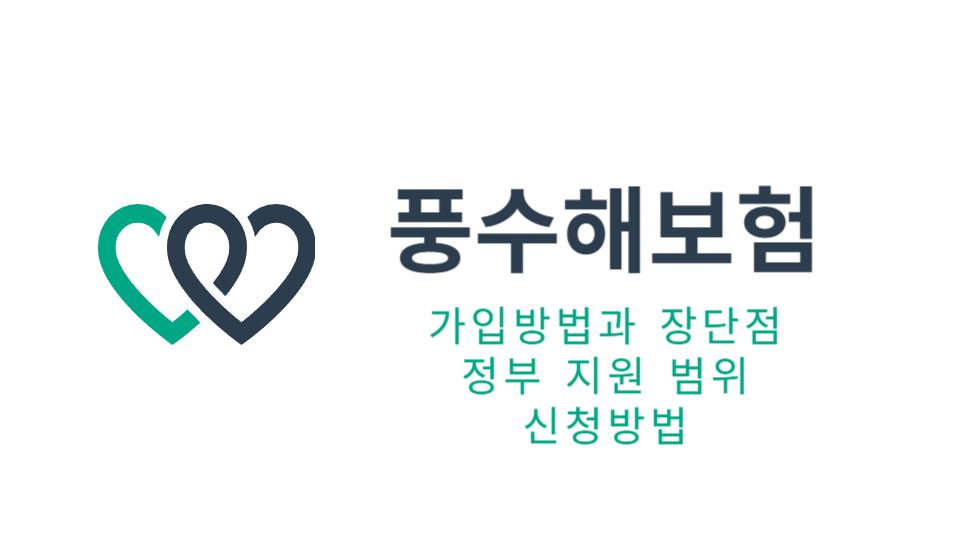  "풍수해보험 가입안내와 정부지원, 장단점, 신청방법 정리"