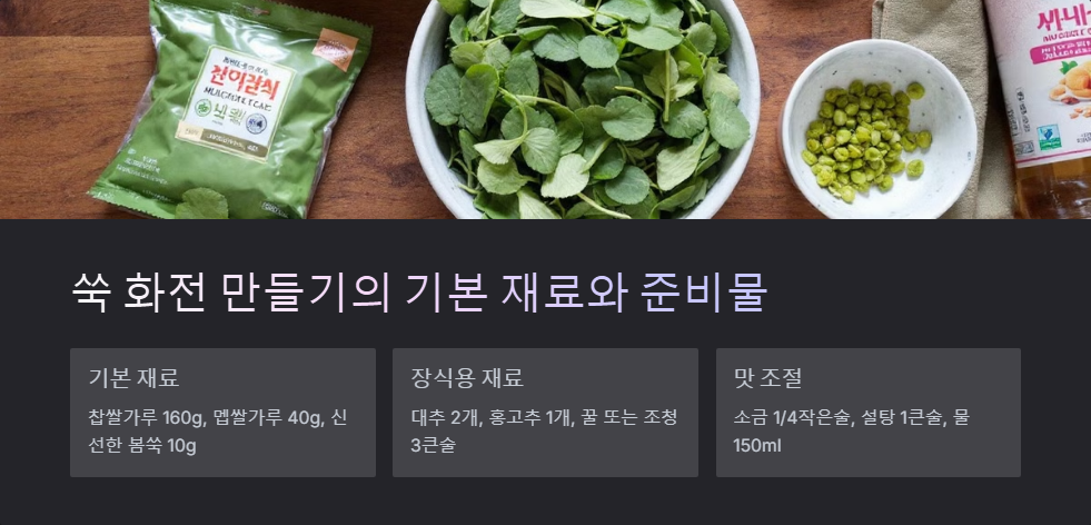 쑥화전