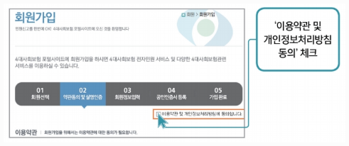 사업장 회원 가입절차
