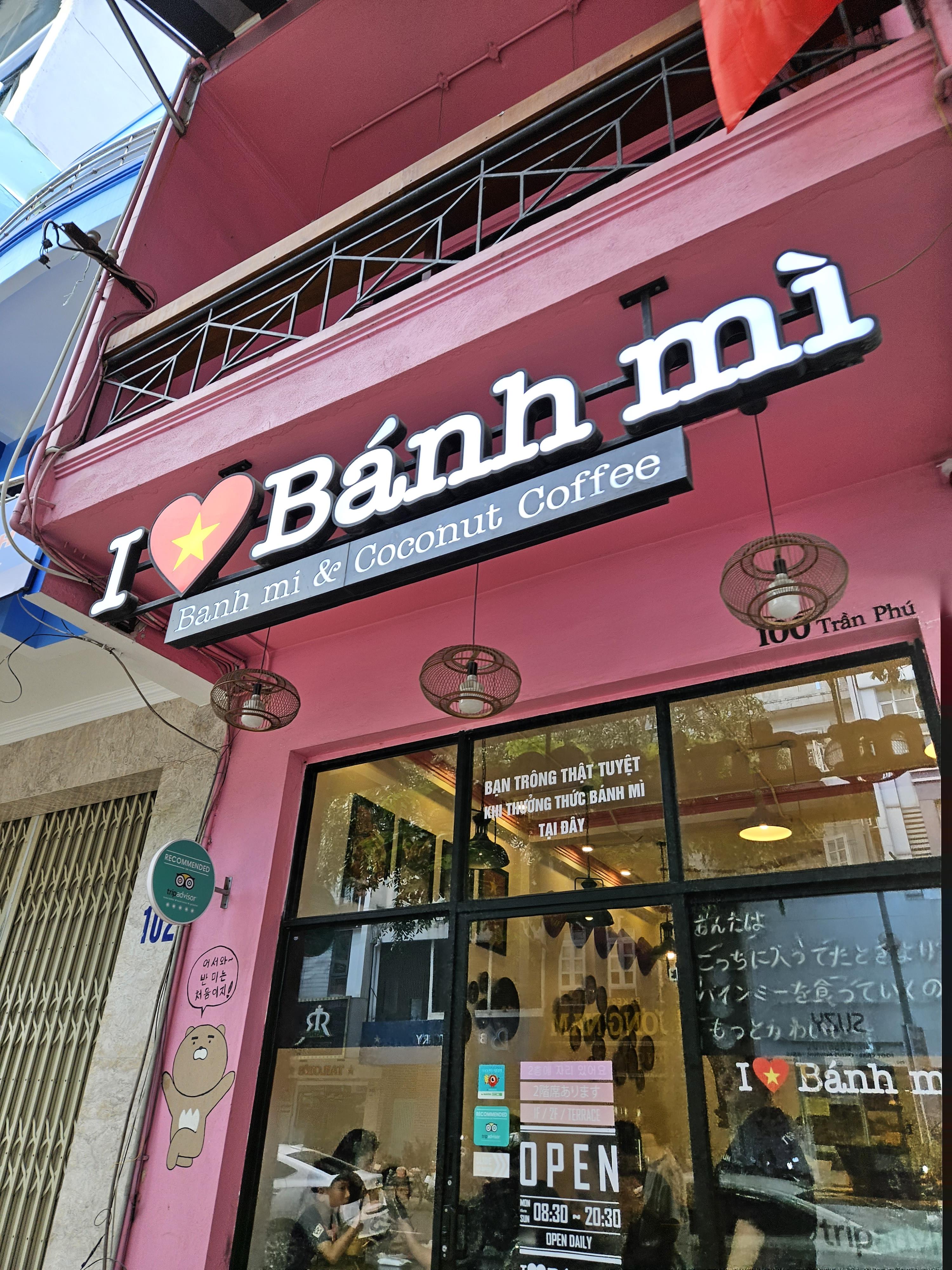  베트남 다낭 반미 맛집 아이러브반미 메뉴 꿀조합 스무디