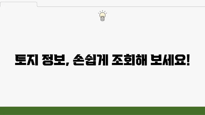 부동산 정보 활용 – 토지정보시스템 활용, 부동산 정보 조회