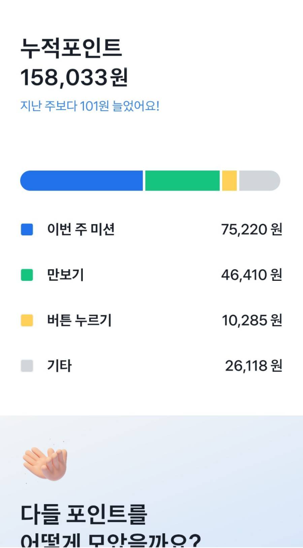 내 누적 포인트