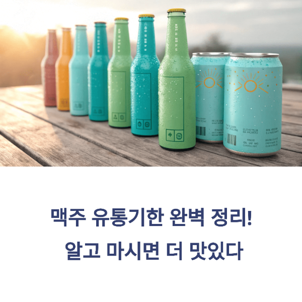 맥주 유통기한 완벽 정리! 알고 마시면 더 맛있다