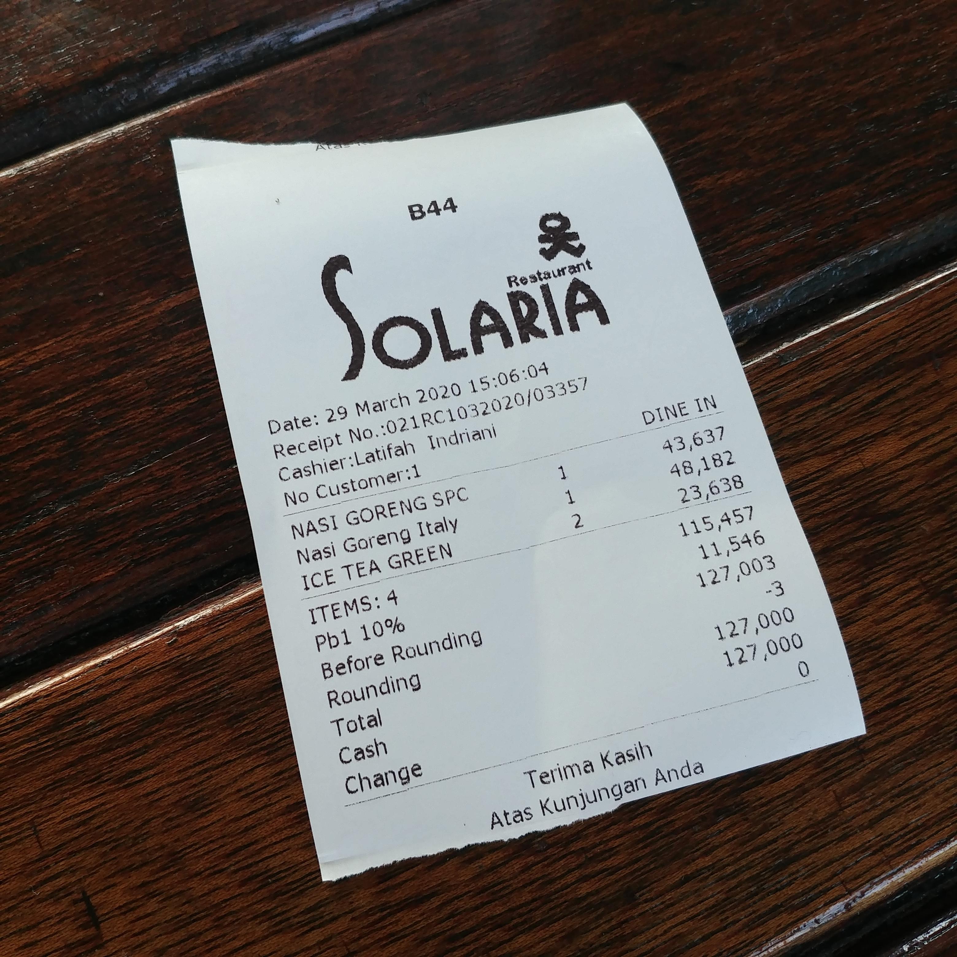 Solaria - Ngurah Rai Domestic Arrival