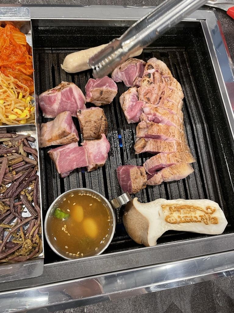  제주 공항 맛집 - 제주 흑돼지 오겹살  - 그때 그집