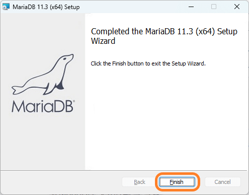 MariaDB 설치 단계 7