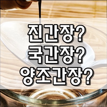  진간장, 국간장, 양조간장 어떤걸 사야해?