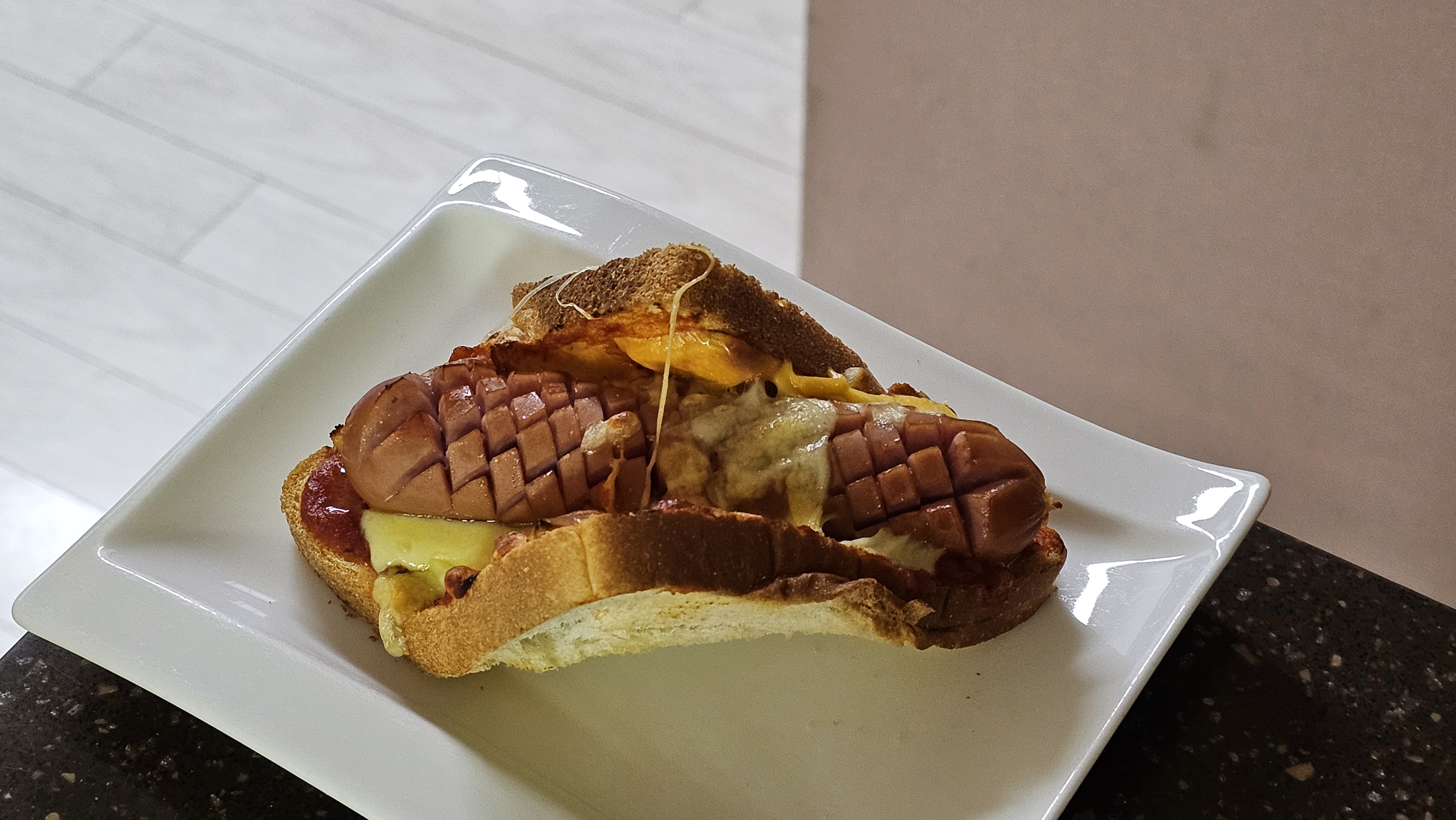 맛있는 소세지식빵 냠냠
