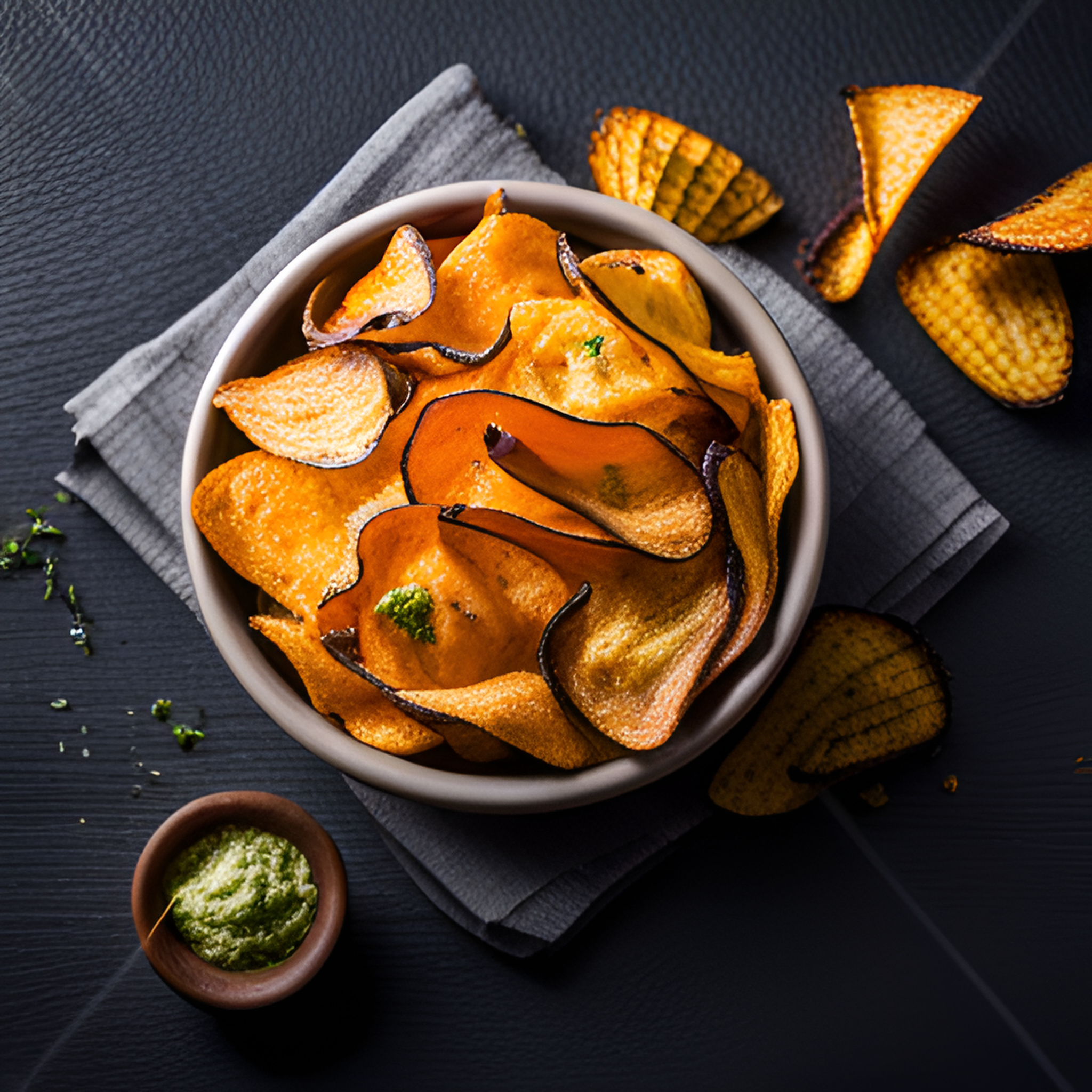 Baked Veggie Chips