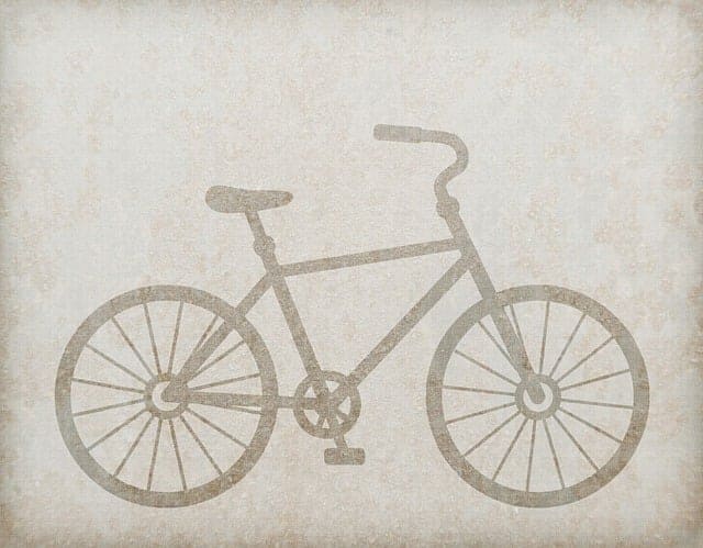 Bicycle&amp;#44; Character&amp;#44; Bike path image