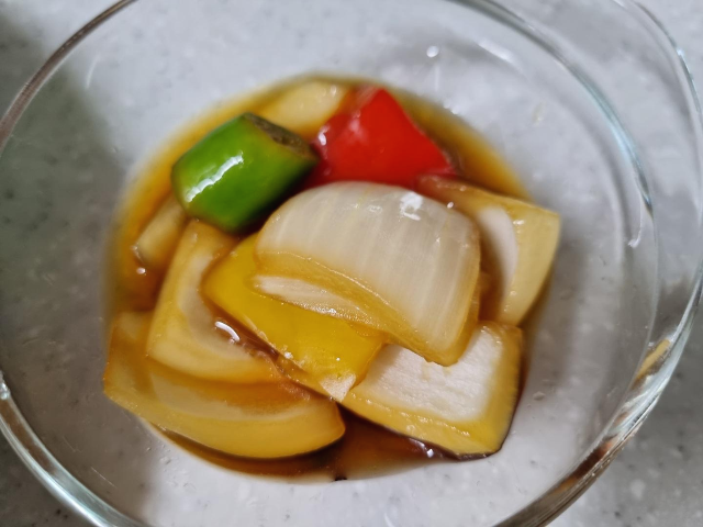  양파장아찌 만들기(feat.애호박채전이랑 맛있게 냠냠)
