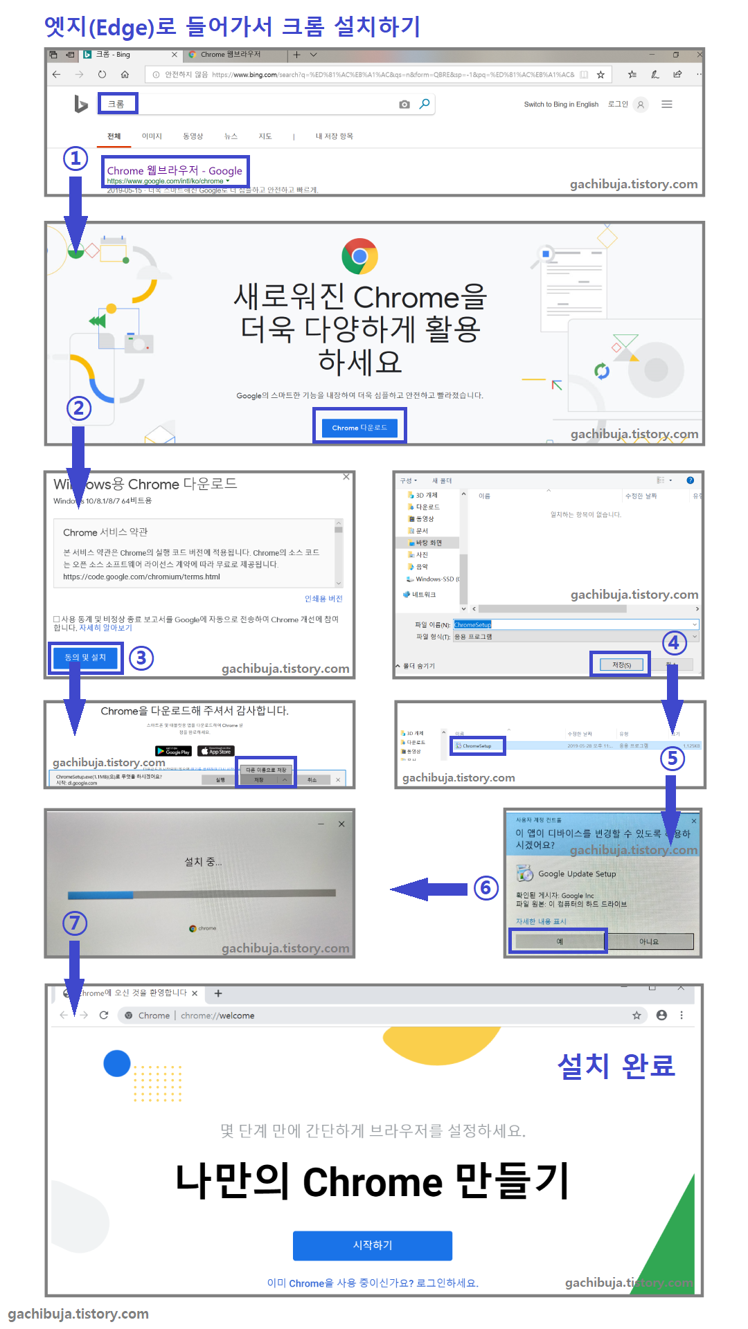  구글 크롬(Chrome) 설치하는 쉬운 방법