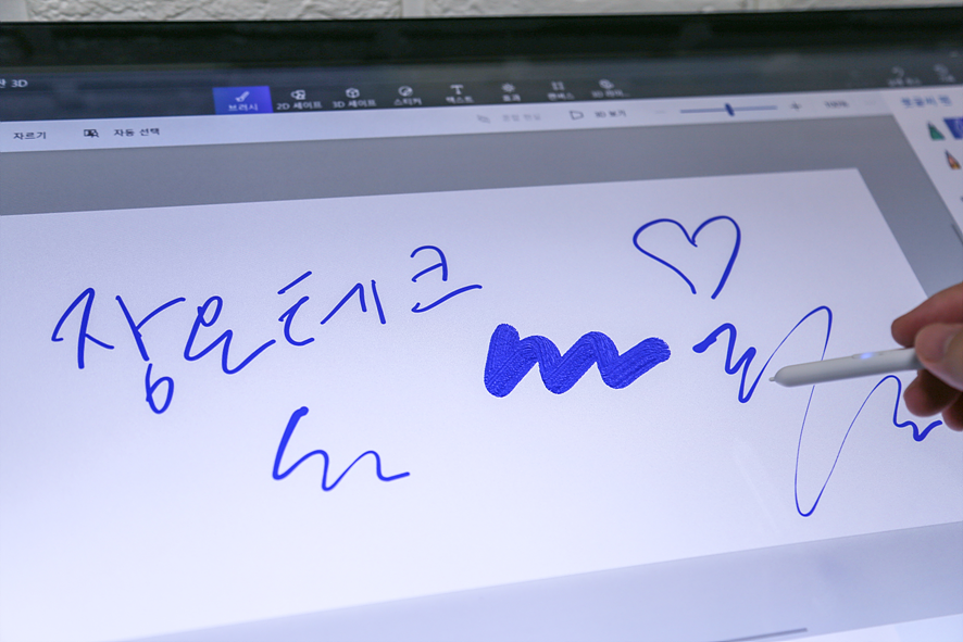 액정태블릿 웹툰 작가를 준비한다면 추천!● 27형 대화면 터치 모니터 "창은테크" 4