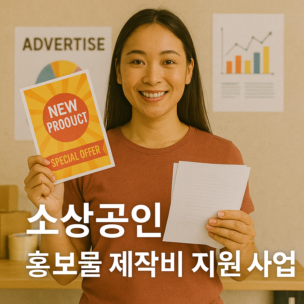 소상공인 홍보물 제작비 지원 사업 이미지