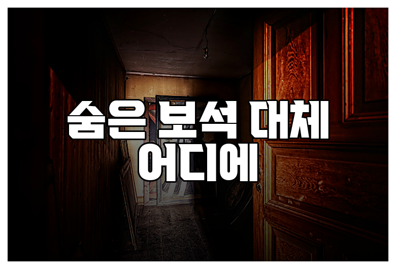 숨은 보석 대체 어디에