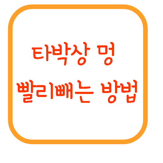 타박상-멍-빨리-빼는 방법